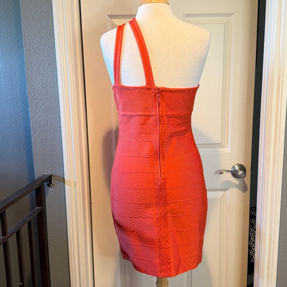 HERVE LEGER x FOREVER 21 One-Shoulder Bandgae Dress XL - Picture 4 of 10